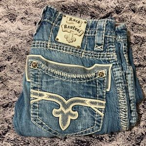 Men’s rock revival jeans